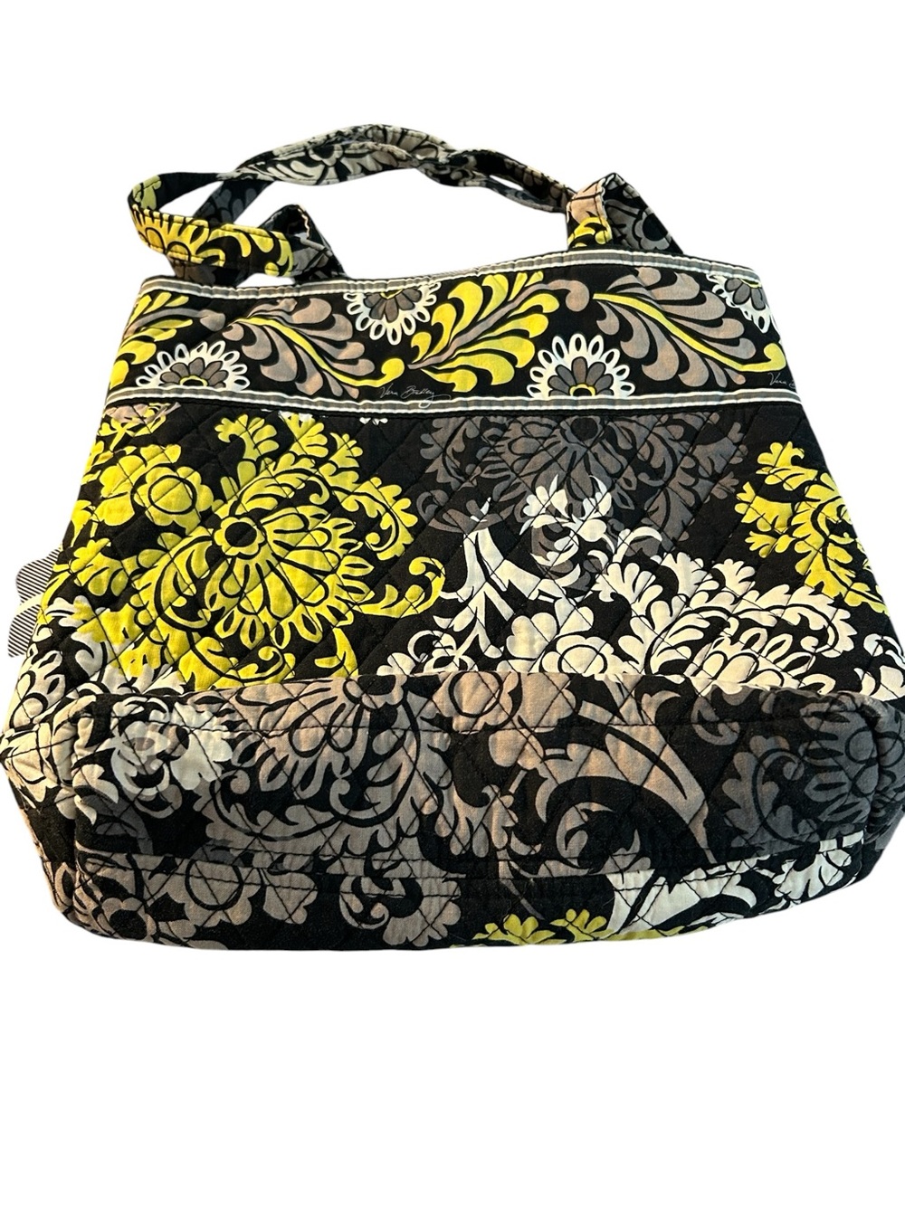 Vera Bradley Baroque Paisley Shoulder Tote Bag w/Toggle EUC Casual Cottagecore - Picture 2 of 15